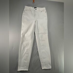 Women’s Talbots Jegging Curvy White Jean Size 4 #847